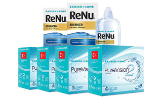 Yıllık Purevision 2 HD İndirimli Set 4 Kutu (Renu Advanced Solüsyonlu)