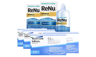 Soflens 59 İndirimli Set 4 Kutu (Renu Advanced Solüsyonlu)