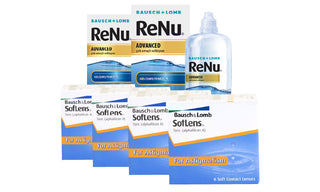 Soflens Toric İndirimli Set 4 Kutu (Renu Advanced Solüsyonlu)